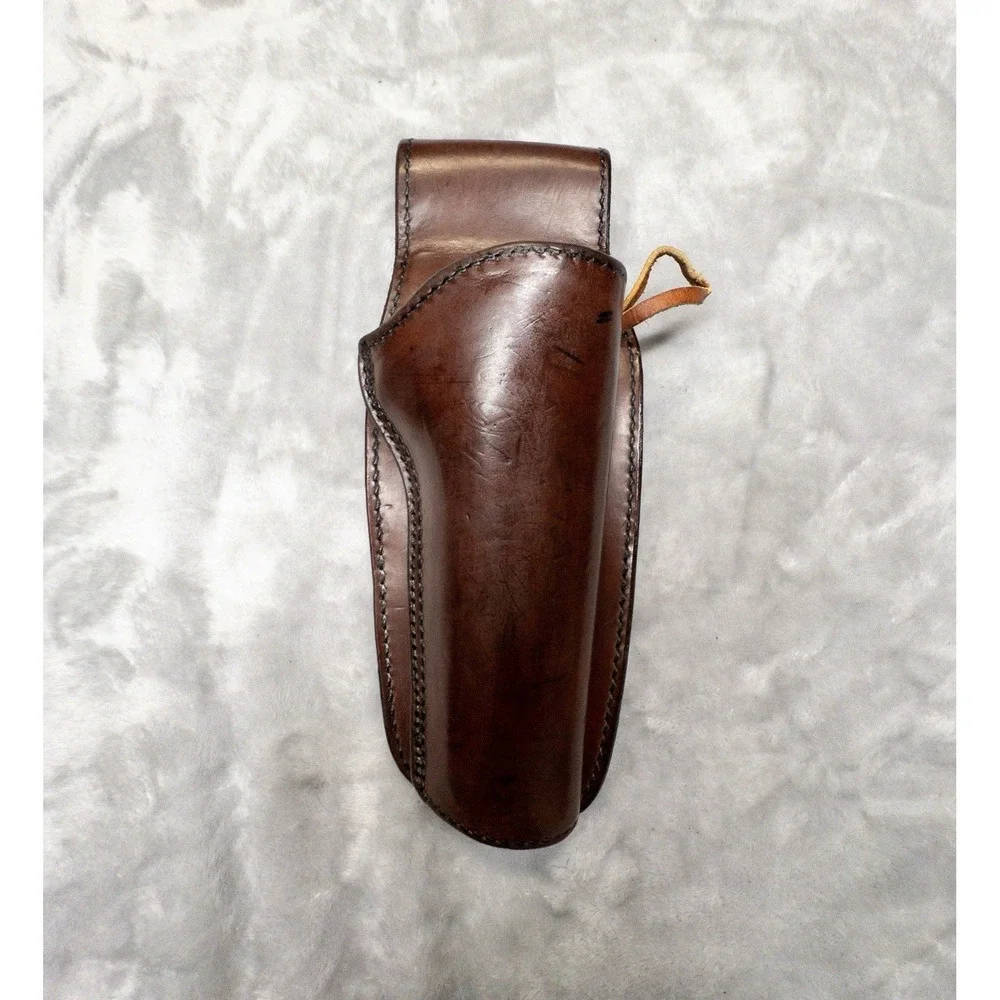 Vtg Hunter Model 2 Brown Leather Holster K-Frame Security Six Colt Positive